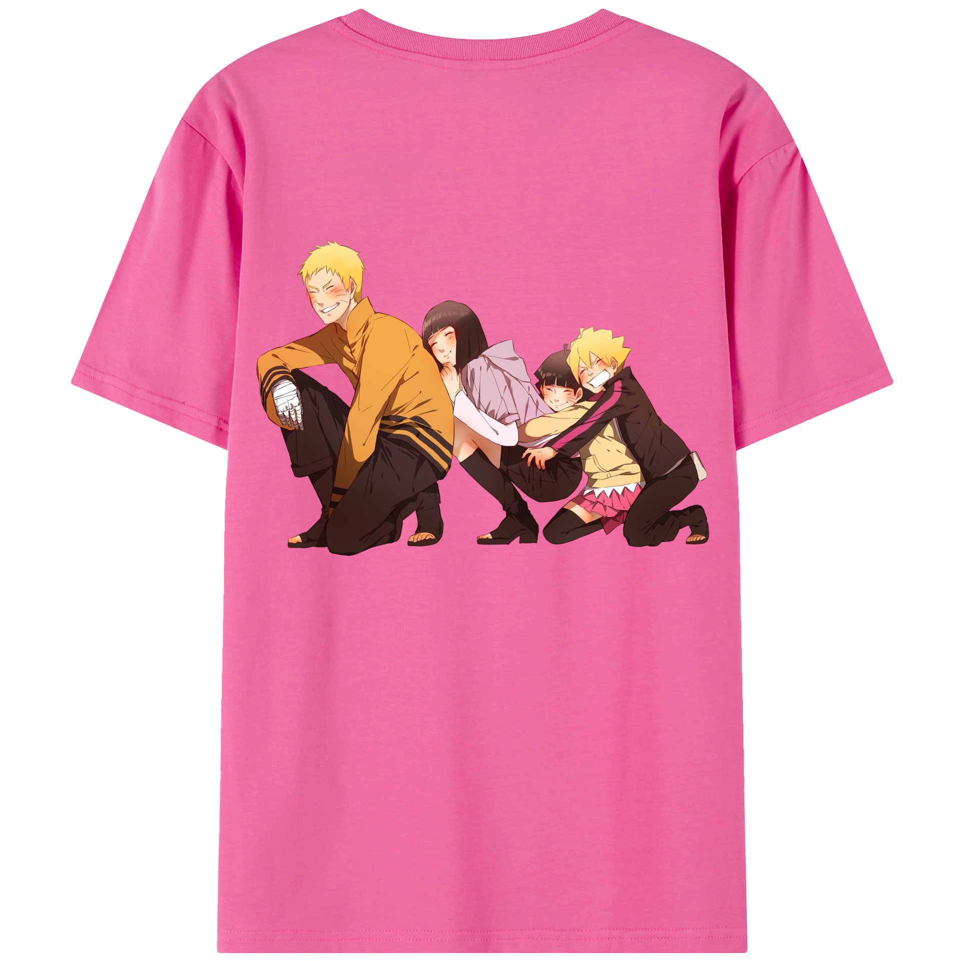 （画像用） NARUTO -ナルト- うずまき ナルト Uzumaki Naruto レディース半袖Tシャツ(バックプリント)